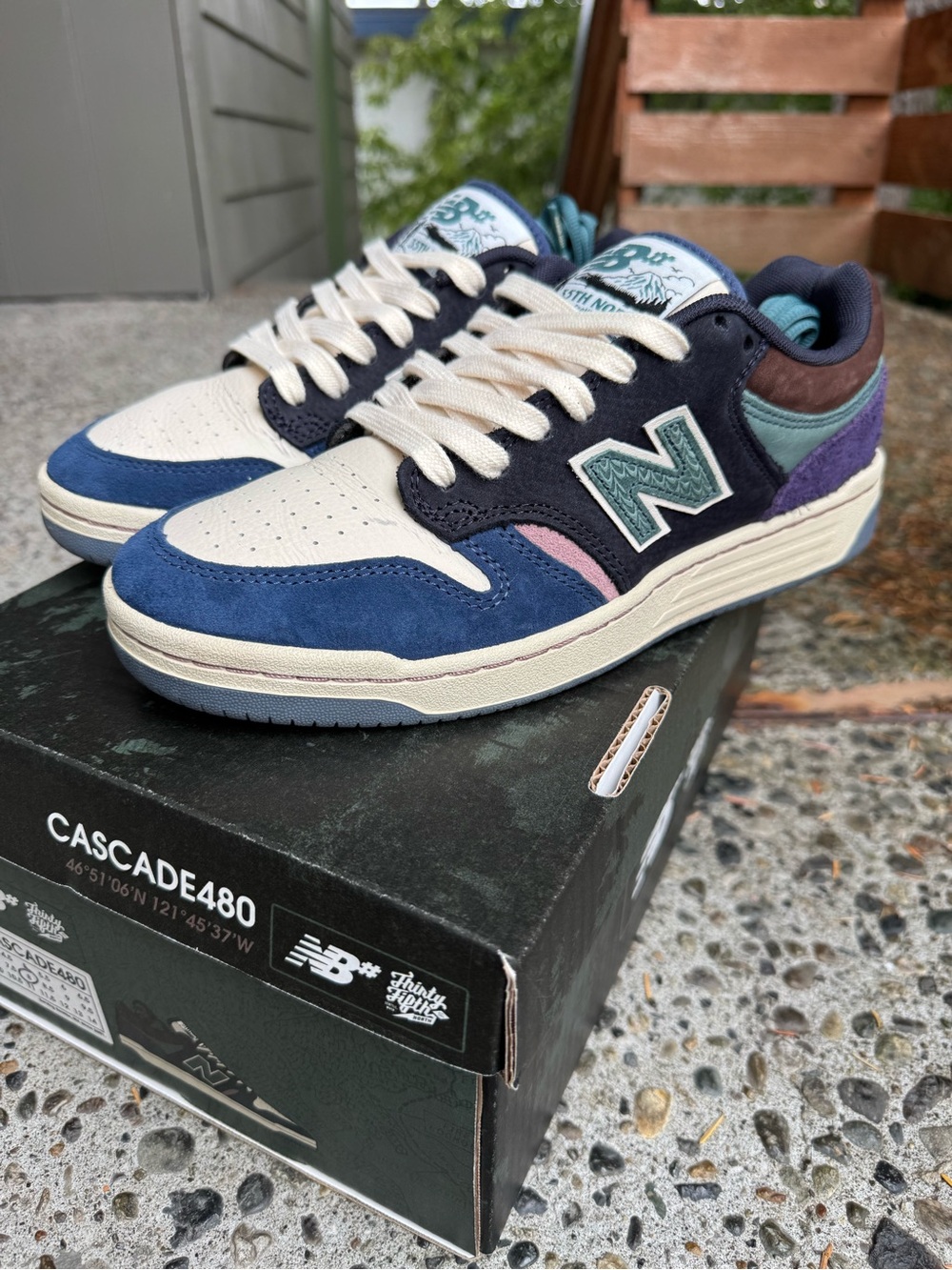 New Balance Numeric 480 X 35th North Seattle Cascade Limited Edition Size 8